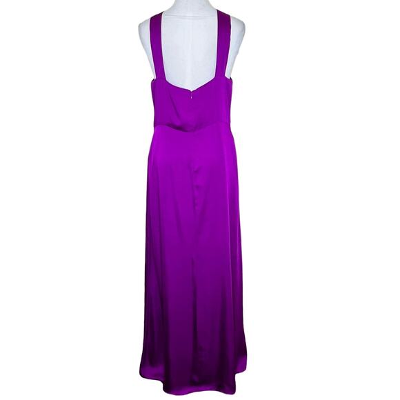 Jill Jill Stuart Halter Dress Dress 14 Women Evening Gown Special Occasion Satin - Picture 5 of 12